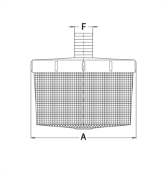 Filtru cu picior F=150 F1=40 GEOLINE [1]