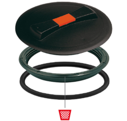 Accesorii bazin solutie - Kit capac si inel bazin D.250 Geoline