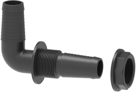 Racorduri/coturi/ piulițe/O-ring-uri pentru erbicidatoare - Racord curbat 3/4"