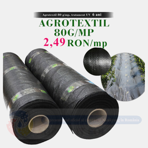 Componente solar - Folie agrotextil 200m, 80 g/mp, 1m/1.2m/1.5m