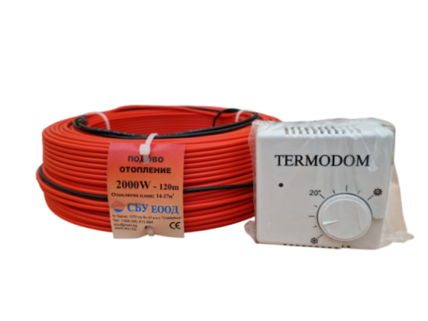 Solarii Profesionale - Kit de incalzire.Cablu +termostat mecanic