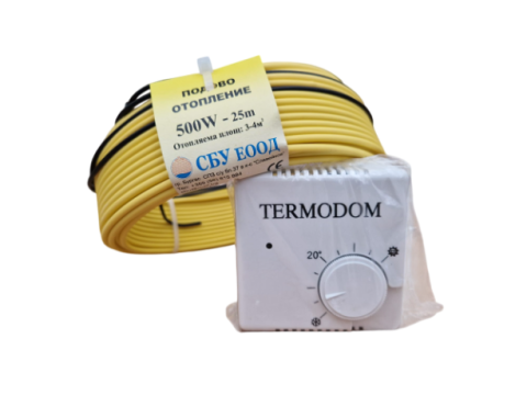Casa si gradina - Kit de incazire rasadnita.Cablu de rezistenta+termostat mecanic