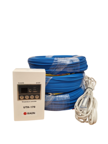Casa si gradina - Kit incalzire cabluri plus termostat 3KW