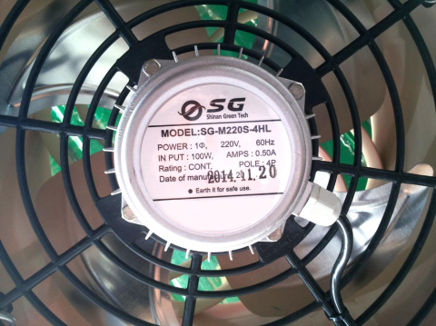 Ventilator recirculare/destratificare aer solar sau ciupercarie [1]