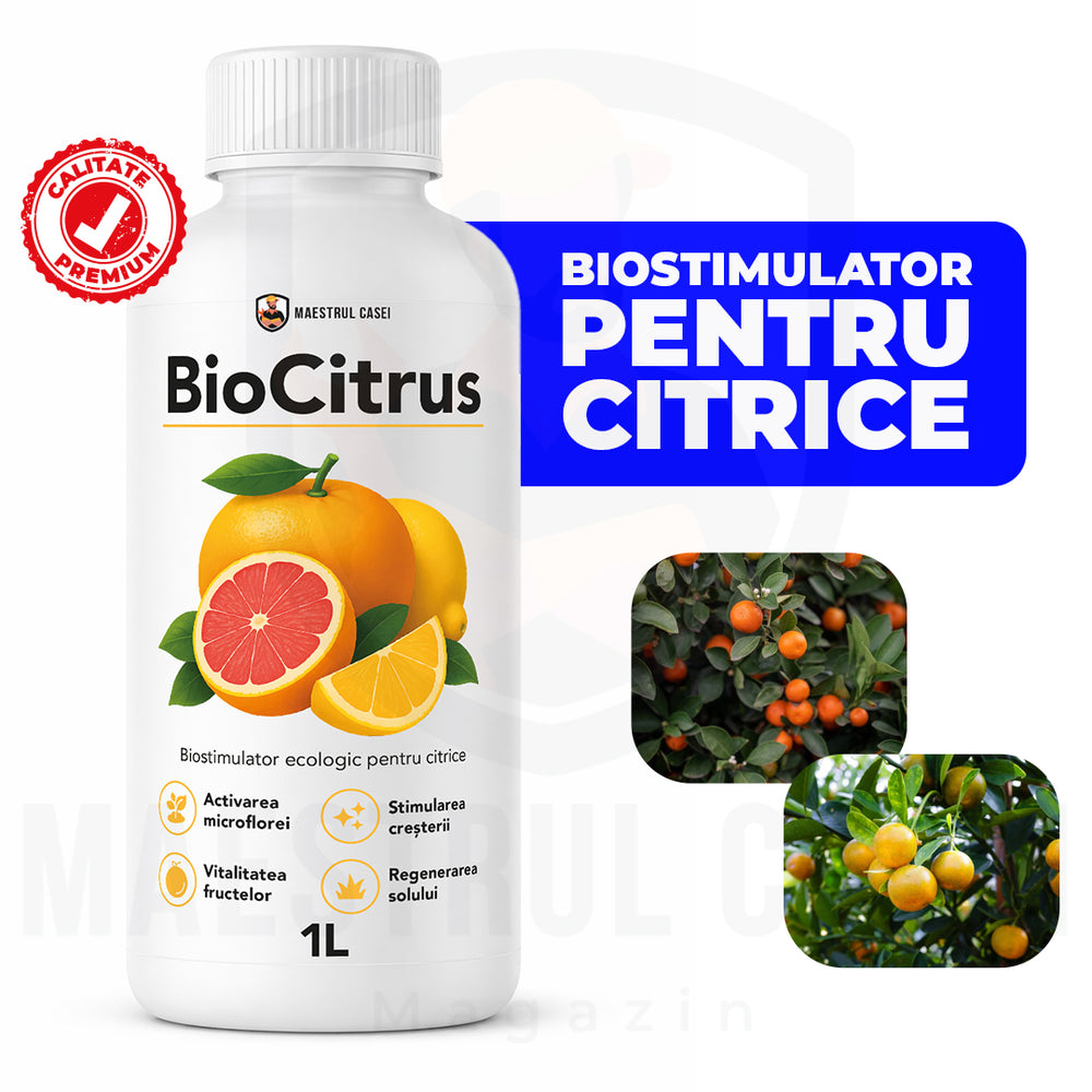 BioCitrus - Îngrășământ Bio și Stimulator pentru Citrice, Protecție & Creștere - 1L [2]