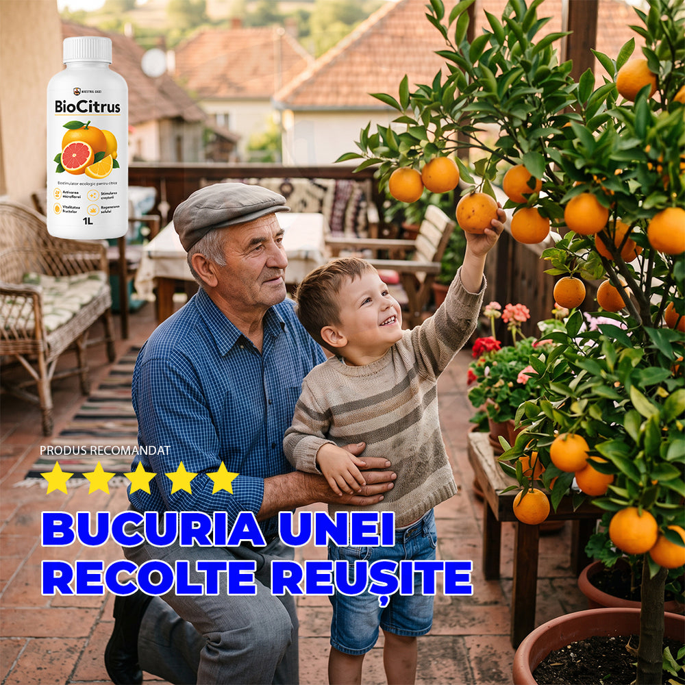 BioCitrus - Îngrășământ Bio și Stimulator pentru Citrice, Protecție & Creștere - 1L [9]