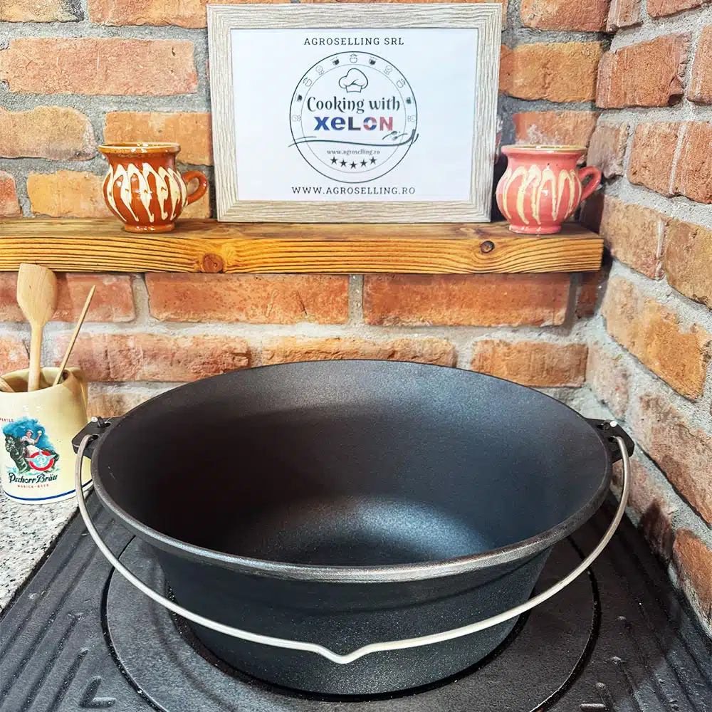 Ceaun din fonta 7.5L, cu agatator, Cooking with Xelon® [4]