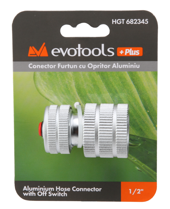 Conector Furtun cu Opritor Aluminiu PLUS [2]