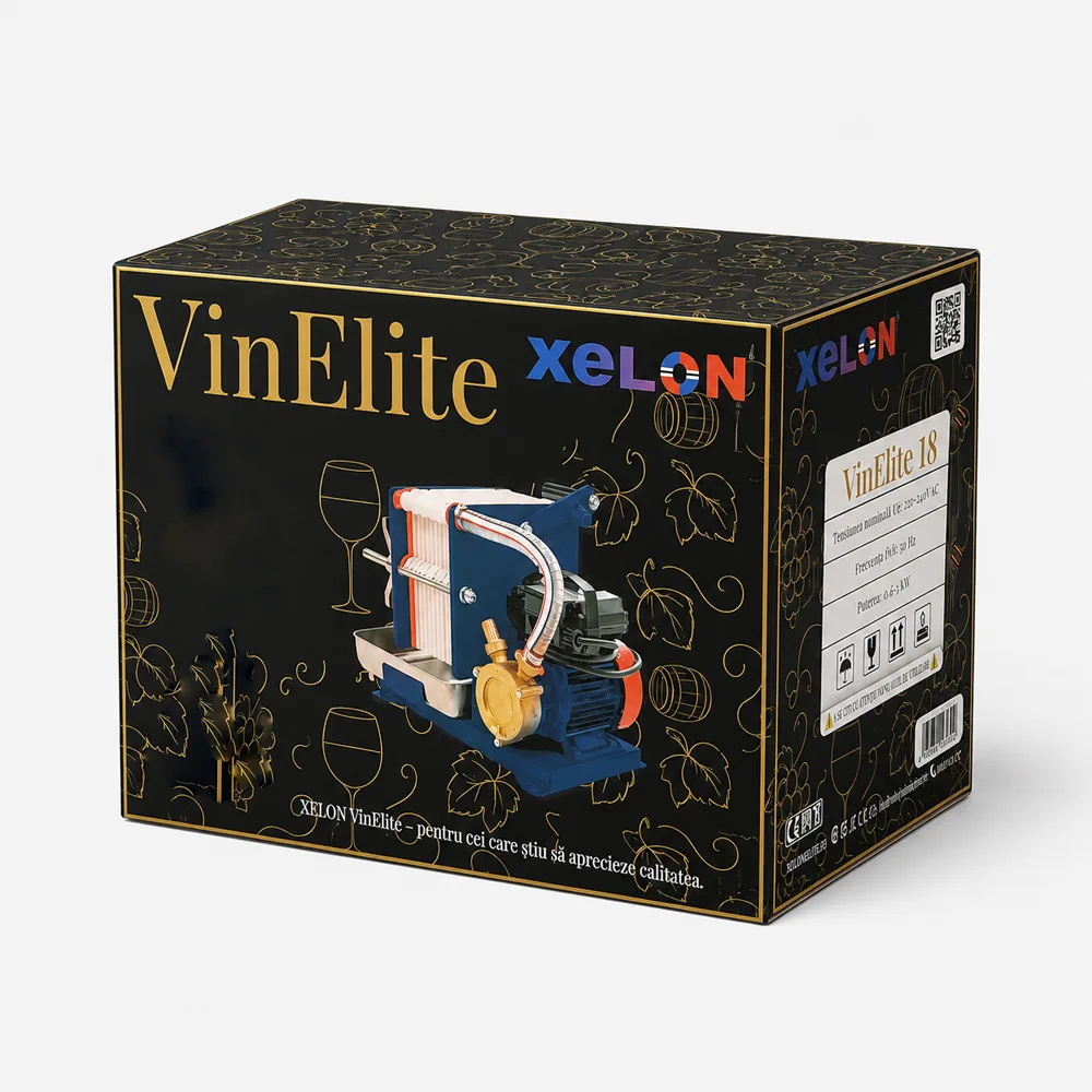 Filtru vin Xelon Vinelite 6, capacitate 250 L/h, 6 placi, dimensiune 20×20 cm, randament ridicat, calitate garantata [4]
