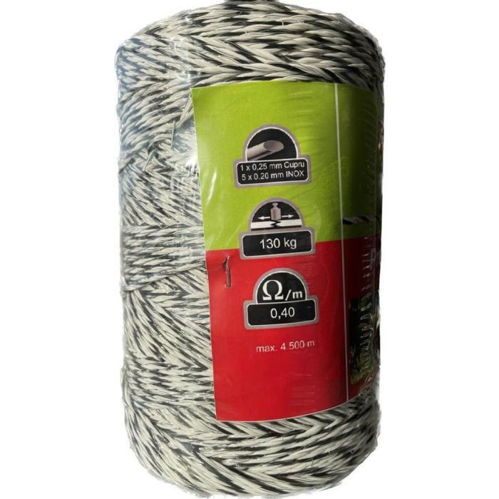 Fir gard electric FarmPower Professional 500 m 0.4 ohm 6 lite cupru si inox [2]