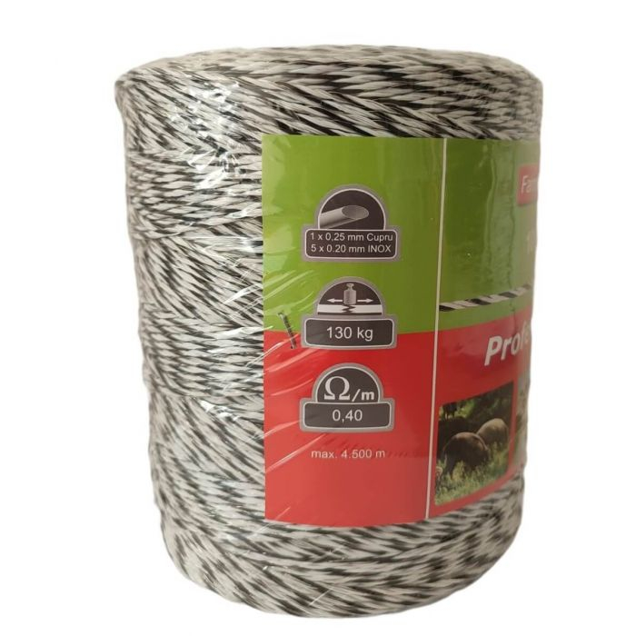 Fir pentru gard electric FarmPower Professional 1000m 6 lite 0.4 ohm [2]