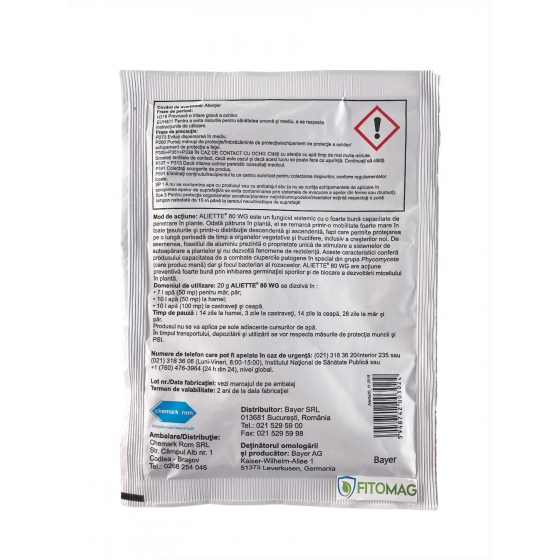 Fungicid ALIETTE 80 WG - 20 g, Bayer, Sistemic [2]