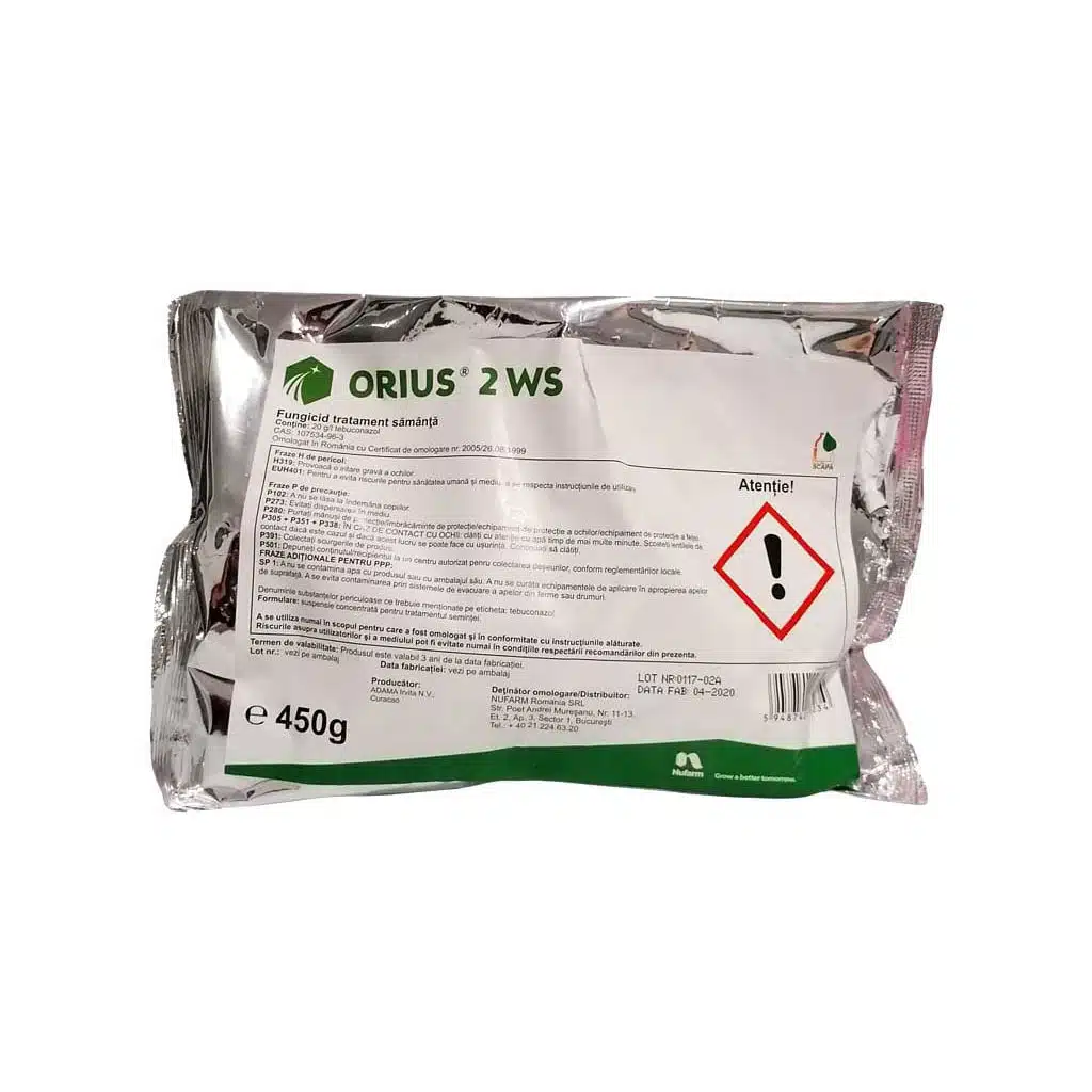 Fungicid Tratament Samanta ORIUS 2 WS - 450gr, Adama, Sistemic, Grau, Orz, Fuzarioza [1]
