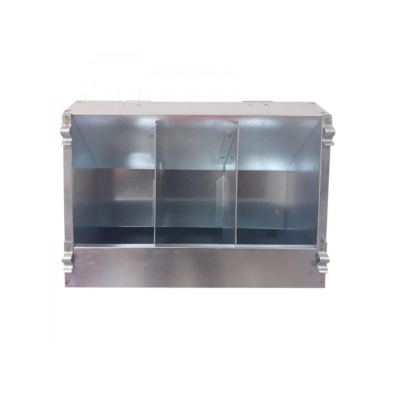 Hranitoare iepuri cu trei compartimente [2]