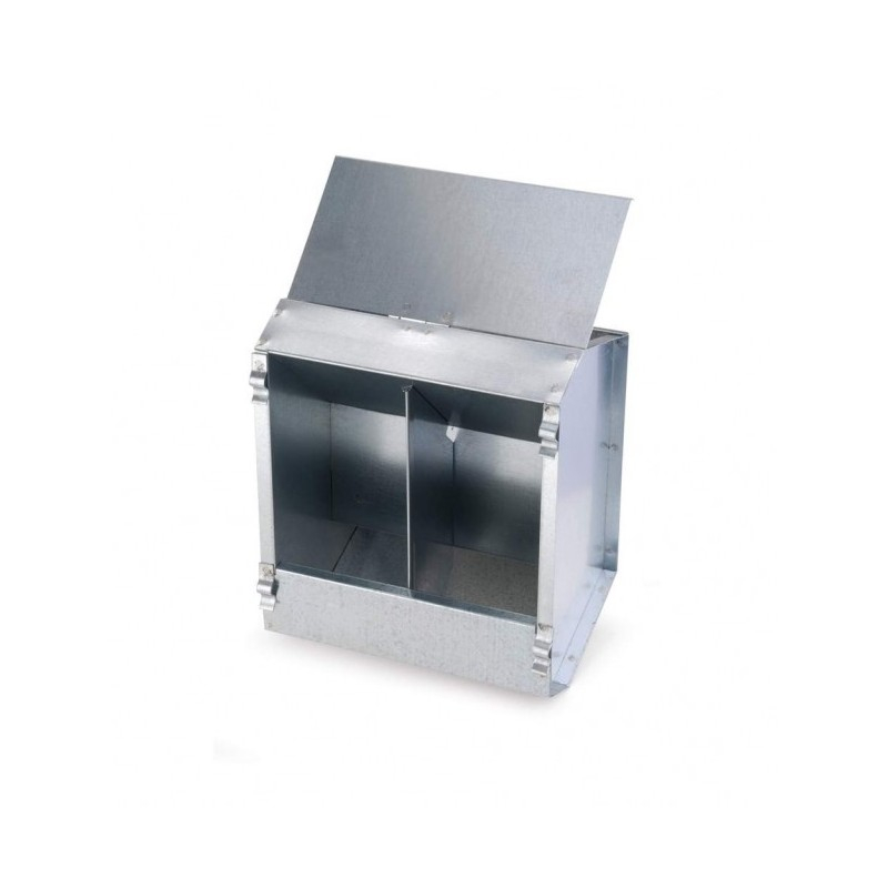 Hranitoare pentru iepuri cu doua compartimente [1]