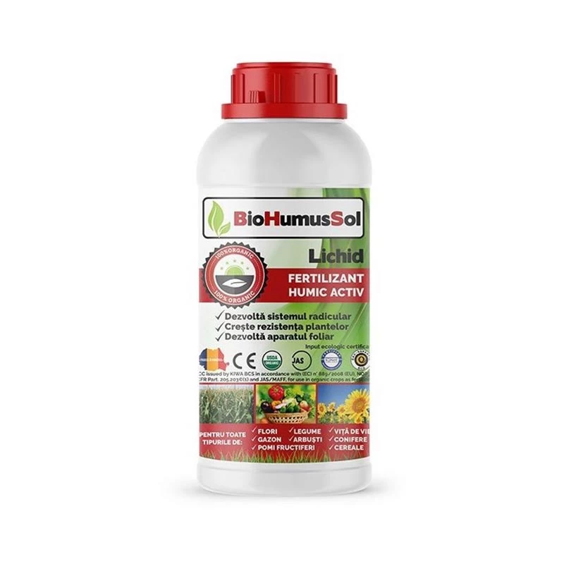 Ingrasamant organic lichid BIOHUMUSSOL - 1 Litru, BHS [1]