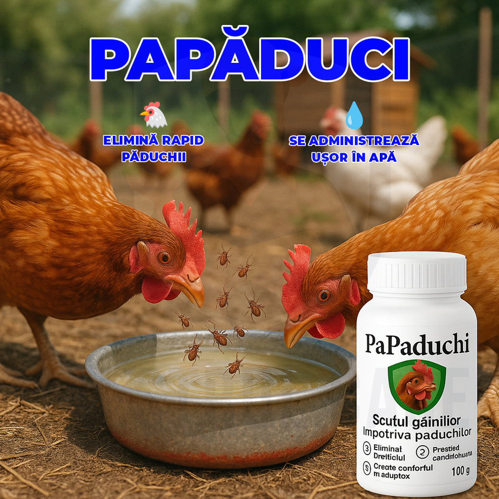 PaPaduchi – Tratament Natural pentru Păduchii de Găină, Soluție Anti-Paraziți | 100gr [4]