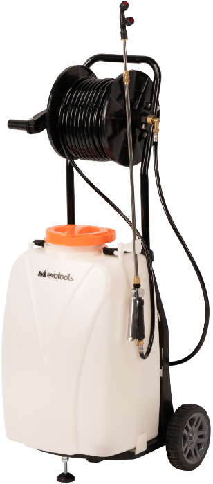 Pompa de Stropit cu Acumulator, Roti de Transport si Furtun 30M / V[l]: 40 [2]