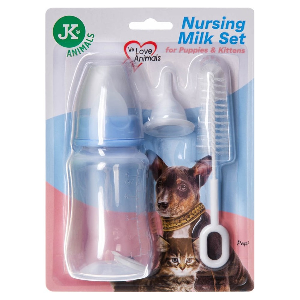 Set sticla cu biberon si perie 150 ml [2]