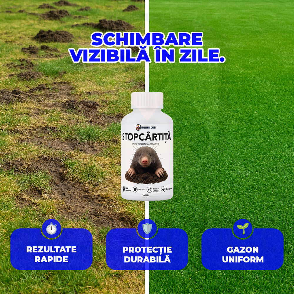 Stop Cârtiță - repelent natural concentrat împortiva cârtiţelor [5]