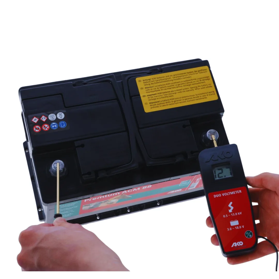 Tester digital pentru gard electric, 13000V, si baterie 3-18V, AKO [4]
