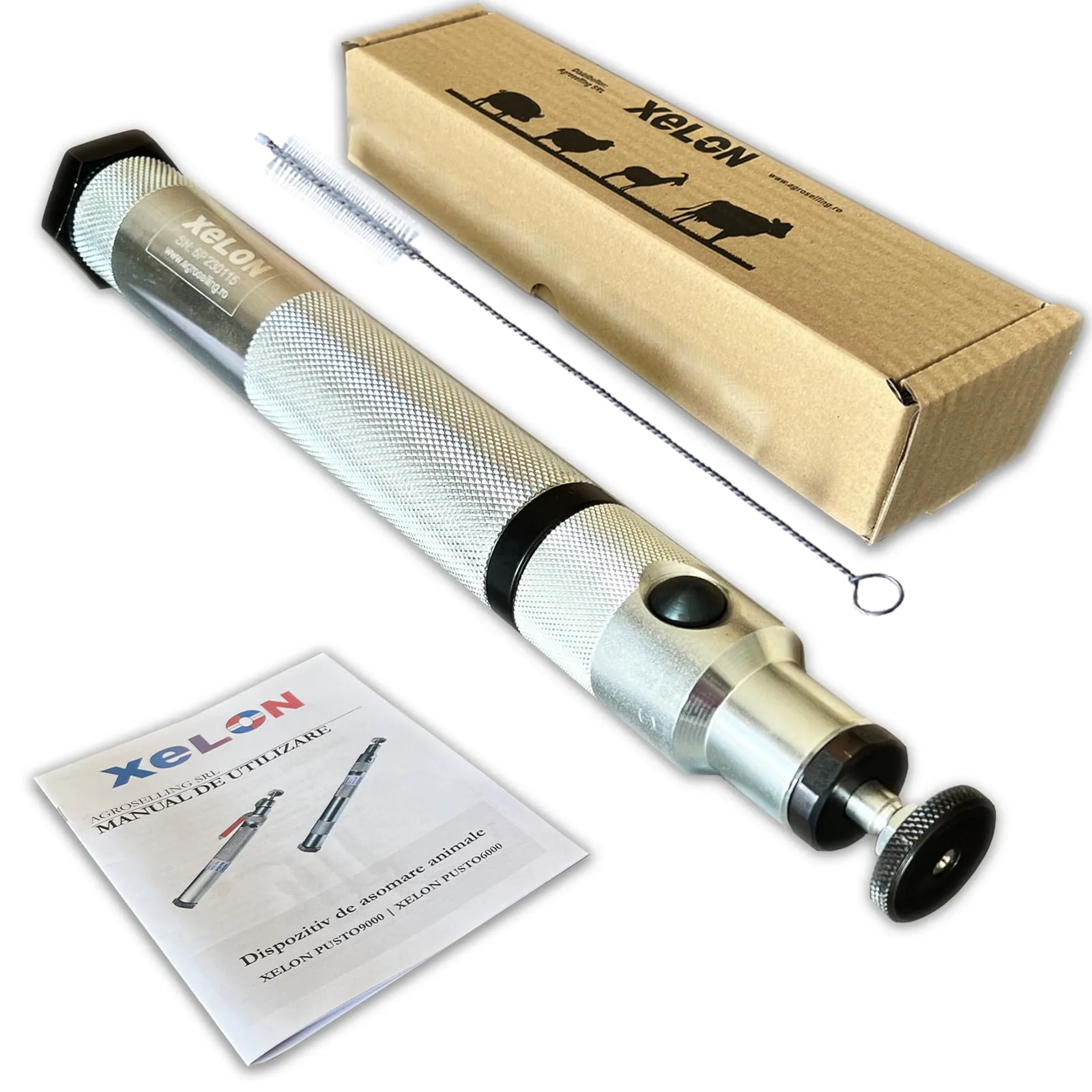 Asomatoare animale si capse - Asomator pentru animale XELON PUSTO 6000, dispozitiv de asomare, echipat cu buton