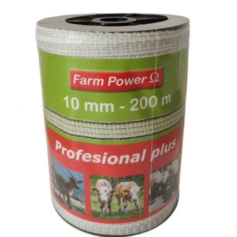 Conductori gard electric - Banda pentru gard electric Farm Power 200m Professional plus