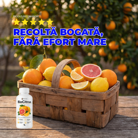 BioCitrus - Îngrășământ Bio și Stimulator pentru Citrice, Protecție & Creștere - 1L [6]