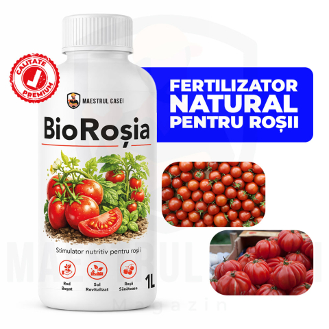 Ingrasaminte foliare si prin picurare - BIOROȘIA - STIMULATOR PT ROSII 1L