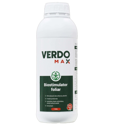Ingrasaminte foliare si prin picurare - Biostimulator VERDOMAX® - 1 Litru, Legume, Cereale, Floarea soarelui, Fructe