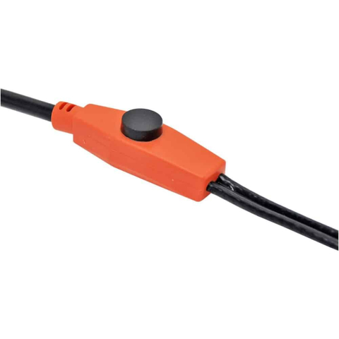 Cablu anti îngheț cu termostat, protectie impotriva inghețului, cablu de încălzire de 15 W/m, IP67, incalzire pentru tevi de apa, economisire de energie, pornire/oprire automata [2]