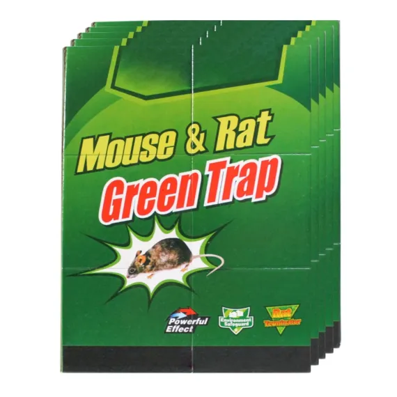 Raticide si igiena publica - Capcană Engros cu Lipici pentru Șoareci și Șobolani – Model „Green Trap”, Eficiență Puternică și Ecologică,