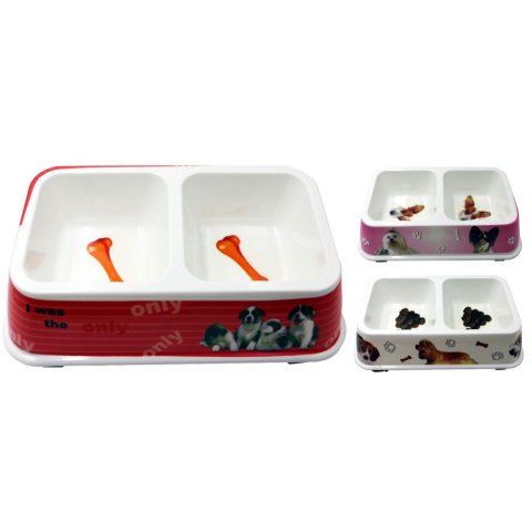 Castroane si adapatori - Castron dublu melamina 30/17/6 cm