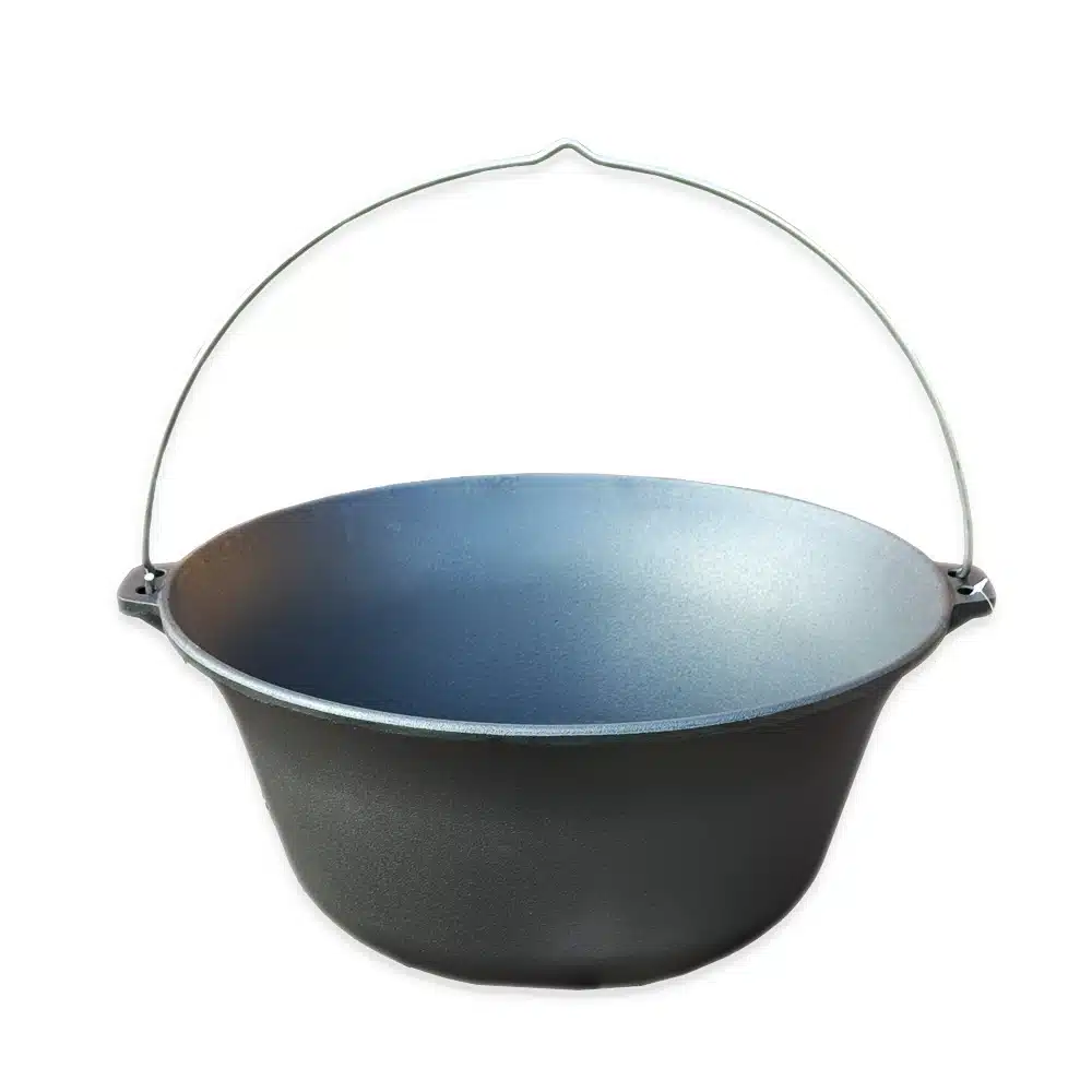 Vase din fonta - Ceaun din fonta 16L, cu agatator, Cooking with Xelon®