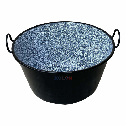 Ceaune si accesorii - Ceaun emailat tip caldare, 2 manere