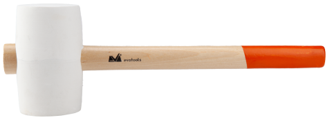 Unelte mici de mana - Ciocan Cauciuc Alb Coada Lemn