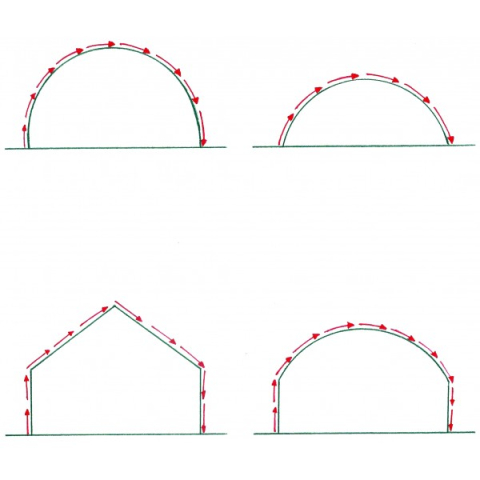 Cleme metal 1" pentru fixare folie solar [4]