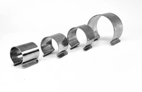 Sere si solarii - Cleme metal 1" pentru fixare folie solar