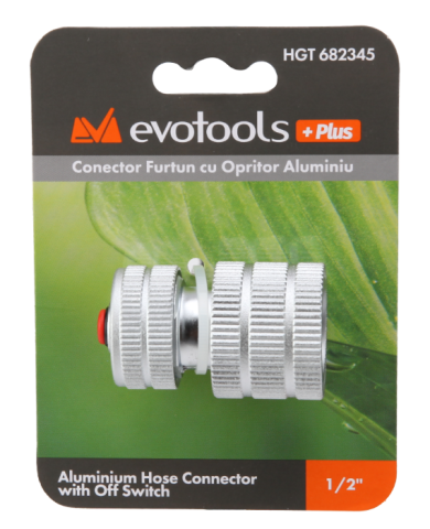 Conector Furtun cu Opritor Aluminiu PLUS [1]
