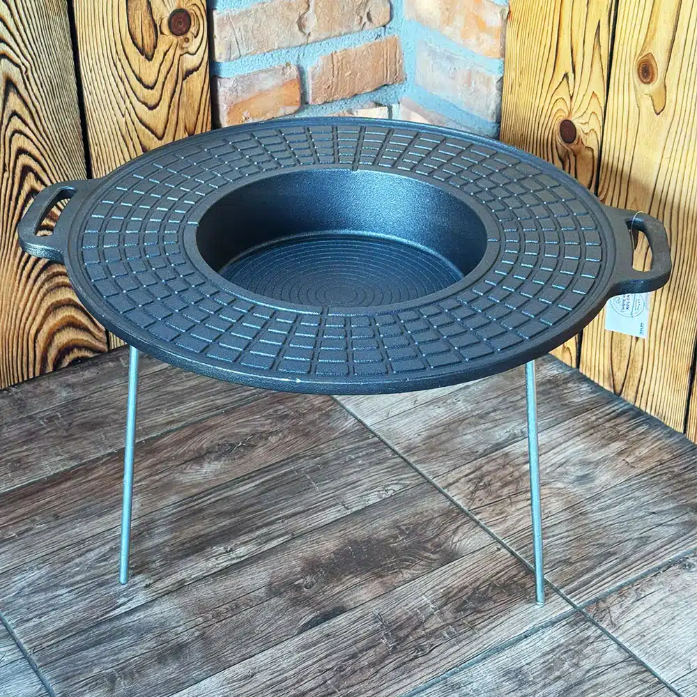 Disc fonta mixt cu oala incorporata cu loc de prajire, premium, 50cm, Cooking with Xelon® [2]