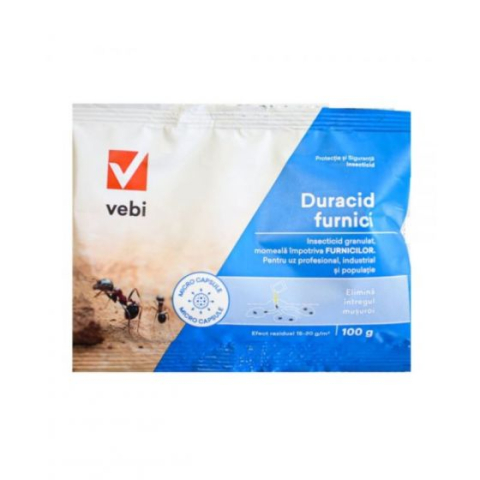 Raticide si igiena publica - Duracid praf albastru impotriva furnicilor, 100 gr