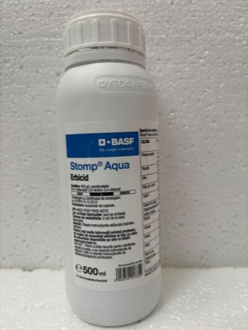 Erbicide - Erbicid STOMP AQUA, BASF, Preemergent, Selectiv, Porumb, Floarea Soarelui, Grau, Ceapa, Vita de vie - 0,5l