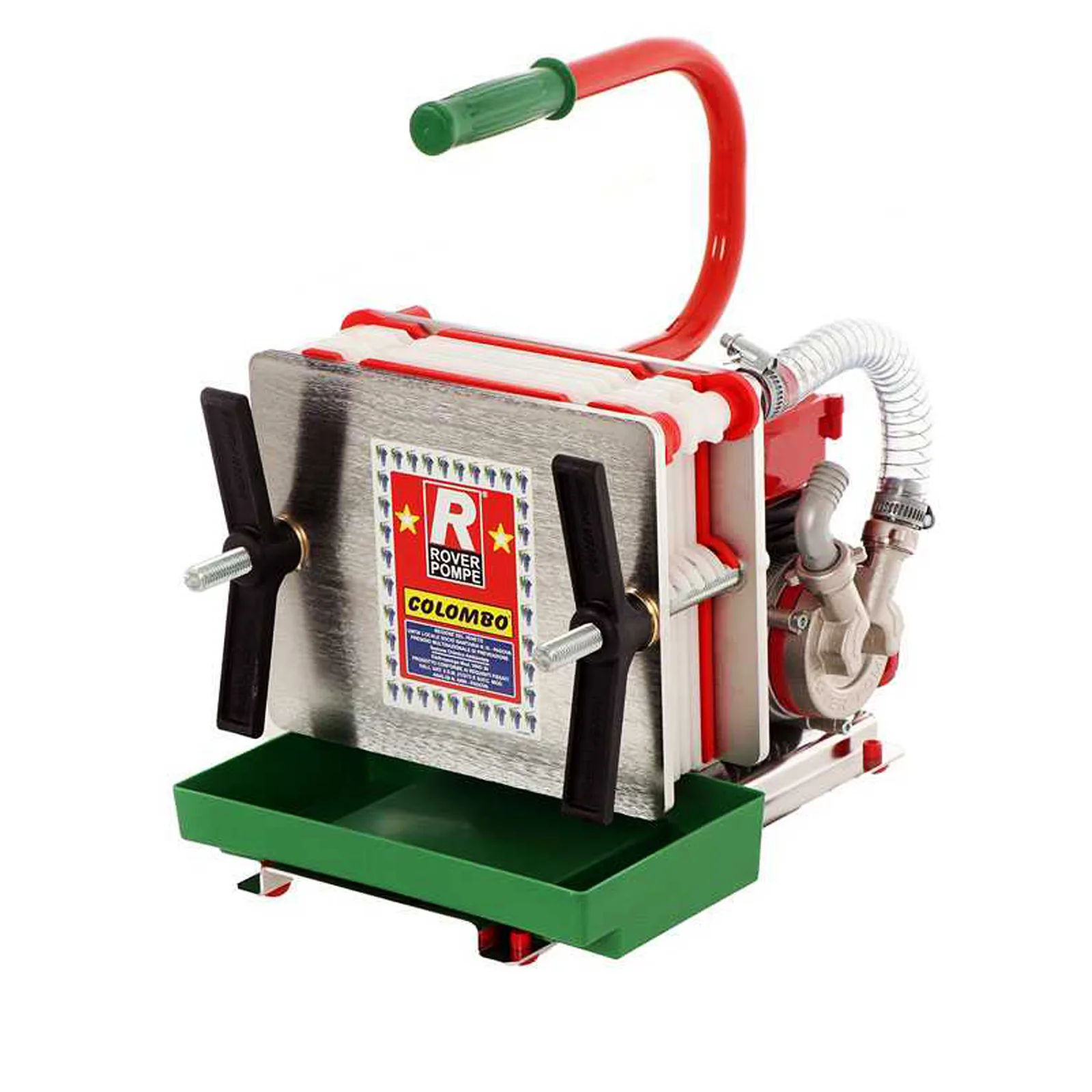 Filtru vin Rover Colombo 6 inox, capacitate 250 L/h, 6 placi, dimensiune 20×20 cm, pompa INOX [1]