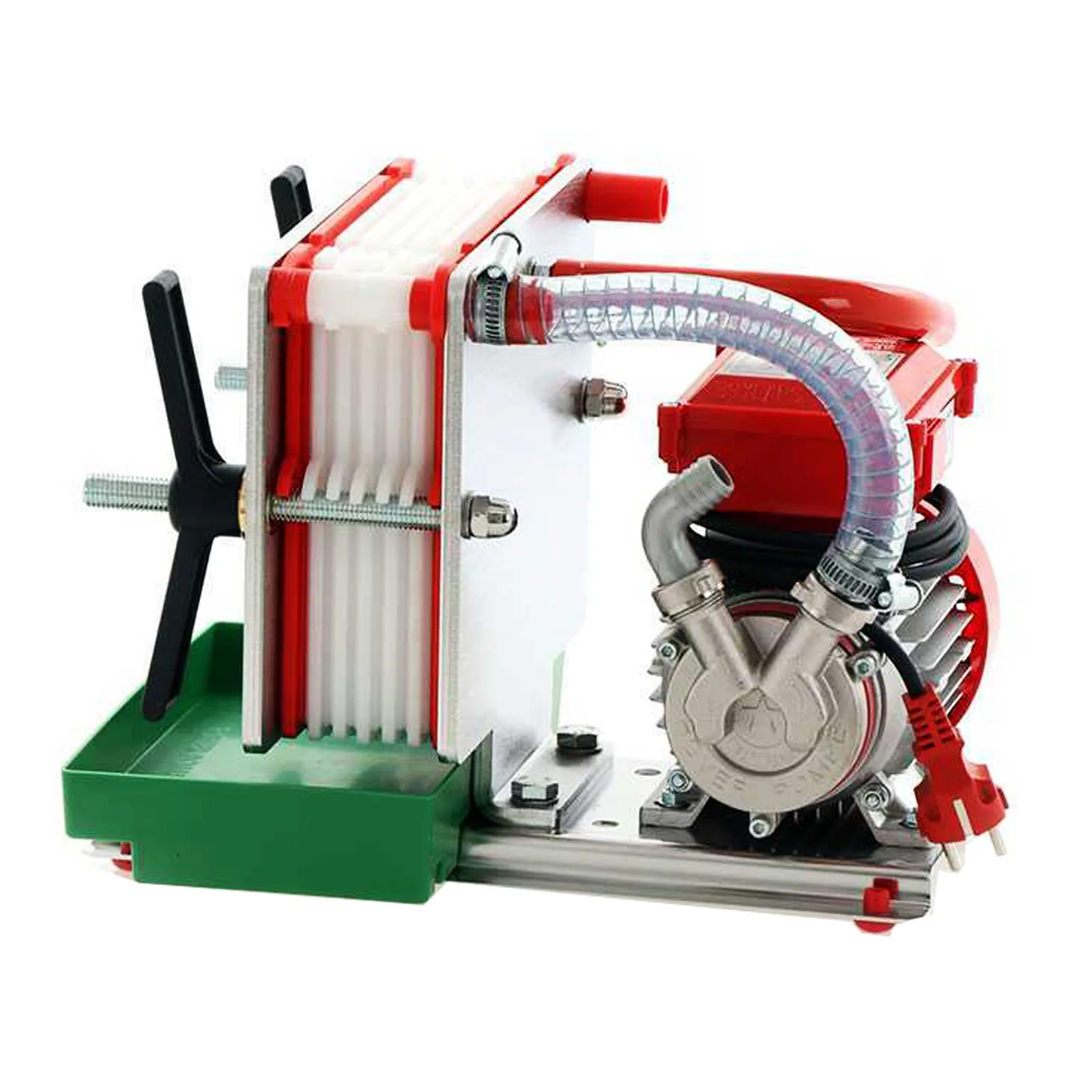 Filtru vin Rover Colombo 6 inox, capacitate 250 L/h, 6 placi, dimensiune 20×20 cm, pompa INOX [2]