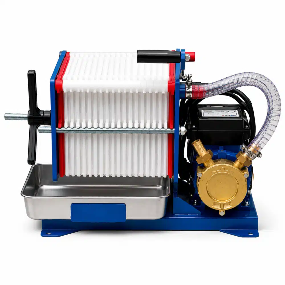 Filtru vin Xelon Vinelite 18, capacitate 800 L/h, 18 placi, dimensiune 20×20 cm, randament ridicat, calitate garantata [3]