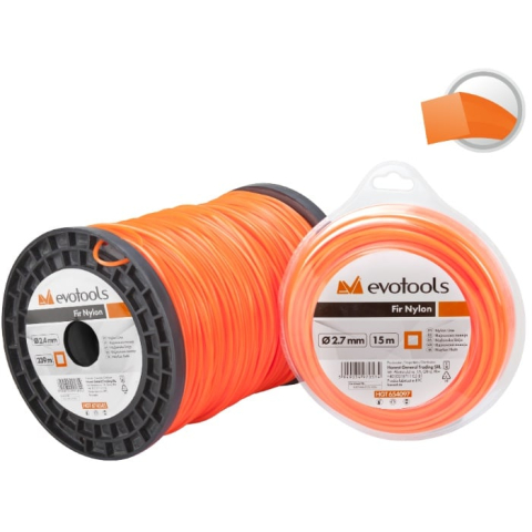 Piese motocositoare si fire - Fir Nylon Patrat 2,7MM 197M