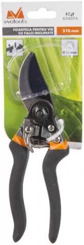 Foarfeca pentru Vie cu Falci Inclinate / L[mm]: 210 [2]