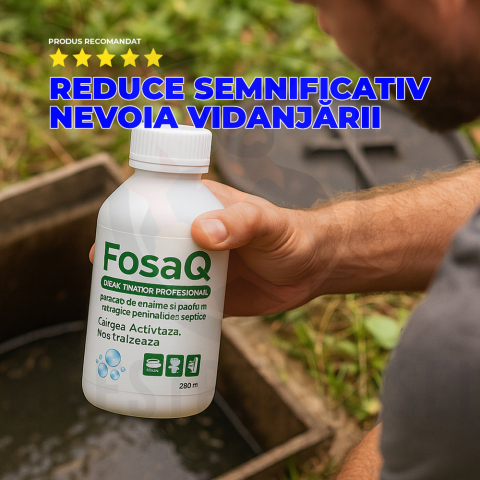 FosaQ – Bioactivator Puternic pentru Fose Septice, Elimină Mirosurile | 250ml [3]