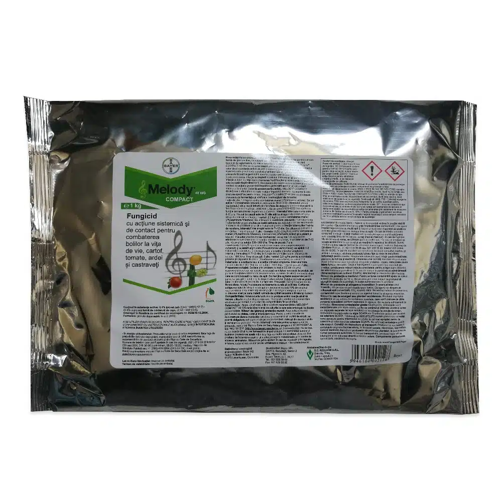 Fungicide - Fungicid MELODY COMPACT 49 WG - 200 g, Bayer, Sistemic, Vita de vie