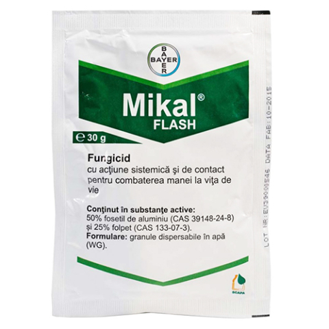 Fungicide - Fungicid MIKAL FLASH 45 WG - 30 g, Bayer, Vita de vie, Contact si Sistemic